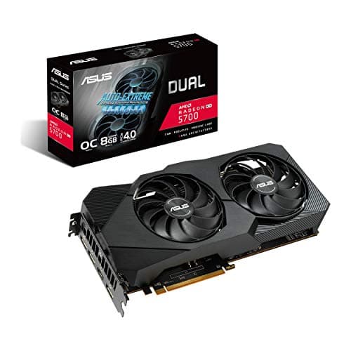 ASUS AMD Radeon RX 5700 Overclocked 8G GDDR6 Dual Fan EVO Edition HDMI DisplayPort Gaming