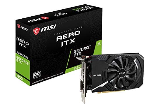 MSI Gaming GeForce GTX 1650 128-Bit HDMI/DP 4GB GDRR5 HDCP Support DirectX 12 Single Fan O
