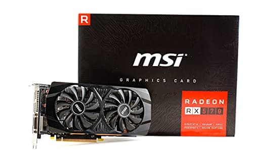 MSI Radeon RX 570 8GT OC PCI-E x16 VR Ready