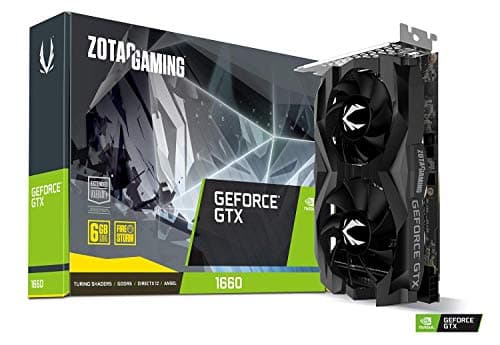 ZOTAC Gaming GeForce GTX 1660 6GB GDDR5 192-bit Gaming Graphics Card, Super Compact, ZT-T1