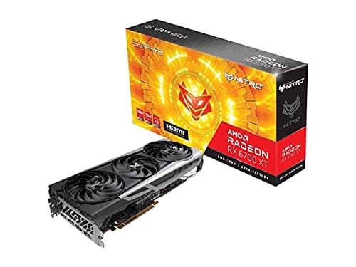 Sapphire VCX 11306-01-20T Nitro+ AMD Radeon RX 6700 XT Gaming OC 12GB GDDR6 (Renewed)