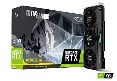 ZOTAC GAMING GeForce RTX 2070 AMP Extreme Core 8GB GDDR6 256-bit RGB LED Metal Wrap Backpl