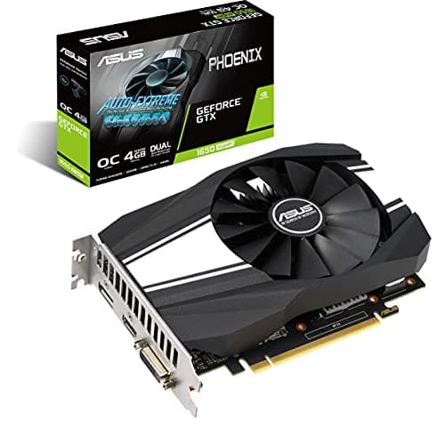 ASUS GeForce GTX 1650 Super Overclocked 4GB Phoenix Fan Edition HDMI DP DVI Graphics Card