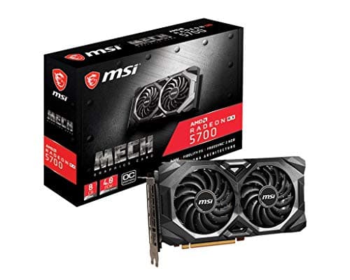 MSI Gaming Radeon Rx 5700 Boost Clock: 1750 MHz 256-bit 8GB GDDR6 DP/HDMI Dual Fans Crossf