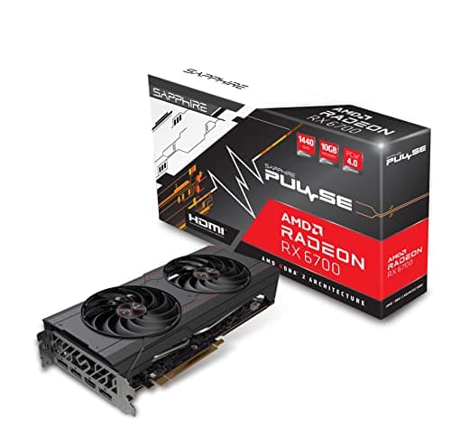 Sapphire 11321-02-20G Pulse AMD Radeon RX 6700 Gaming OC