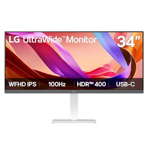 LG Bulit-in Speakers White with , & Stand 34U530A-W