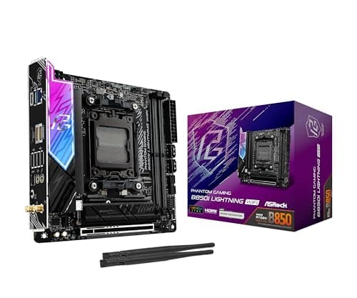 ASRock AMD B850i Lightning WiFi 6E Socket AM5 Ryzen 9000/8000/7000 Series DDR5 8200+