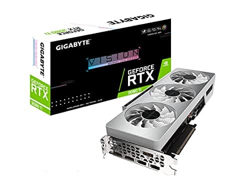 GIGABYTE GeForce RTX 3080 Ti Vision OC 3X WINDFORCE Fans 384-bit