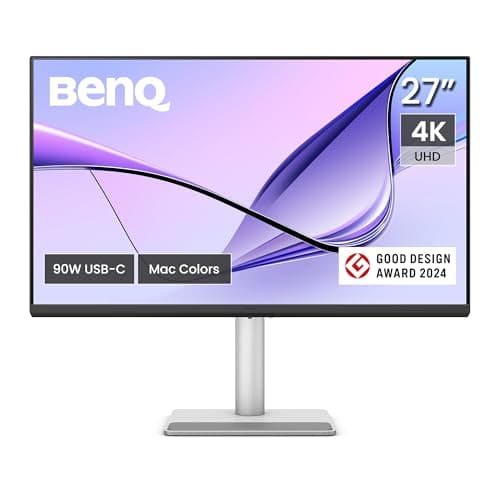BenQ MA270U for MacBook® Pro/Air, Dual , 90W Power Delivery, Mac Color Match, USB Hub, Bri