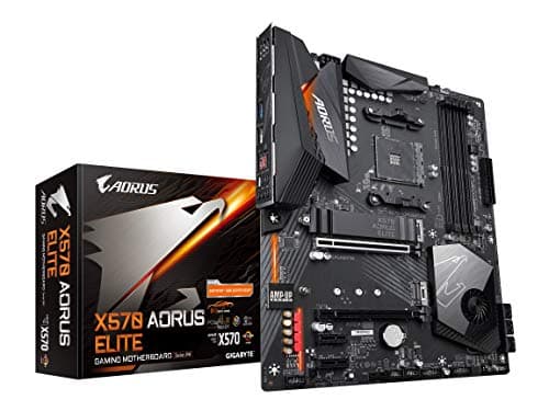 GIGABYTE X570 AORUS Elite (AMD Ryzen 3000/X570/ATX/PCIe4.0/DDR4/USB3.1/Realtek ALC1200/Fro