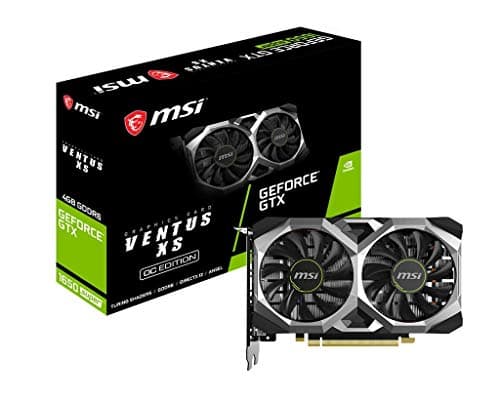 MSI GeForce GTX 1650 Super Ventus XS OC Gaming GeForce GTX 1650 Super 128-Bit HDMI/DP/DVI