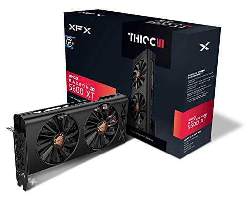 XFX RX 5600 XT THICC II PRO 12GBPS 6GB GDDR6 BOOST UP TO 1620MHz 3xDP HDMI PCI-E 4.0 Graph