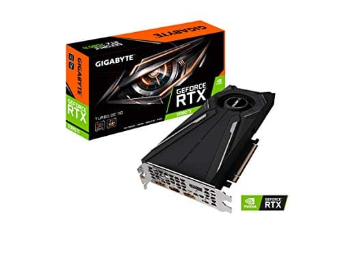GIGABYTE GeForce RTX 2080 Ti Turbo OC 11G (rev. 2.0) Graphics Card, Turbo Style Fan, 11GB