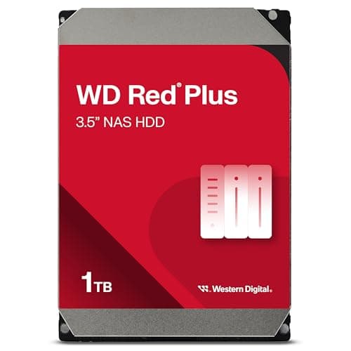 Western Digital WD Red Plus 1TB 5400 RPM 64 MB