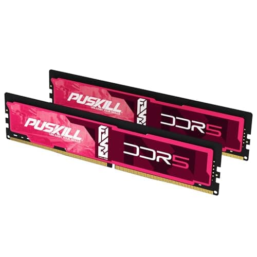 PUSKILL 32GB DDR5 RAM (2x16GB) 6000MHz CL30