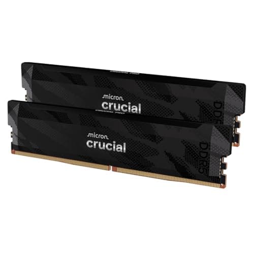 Crucial Pro Kit , , Overclocking Desktop , & AMD Compatible, Black CP2K16G64C32U5B