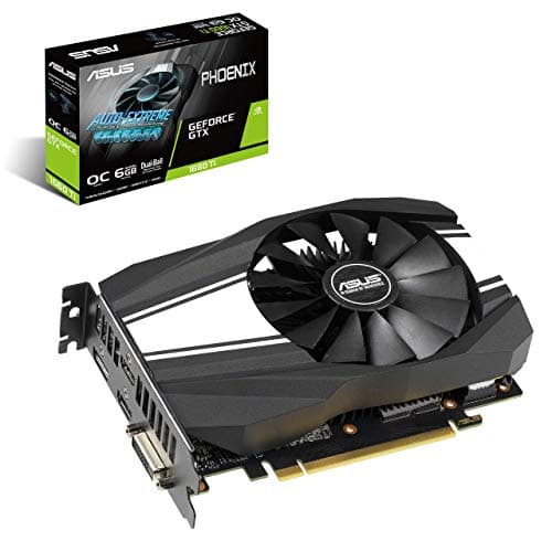 ASUS GeForce GTX 1660 TI 6GB Phoenix Fan Overclocked Edition VR Ready HDMI DP DVI Graphics