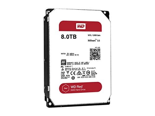 WD Red 8TB 5400 RPM 128 MB