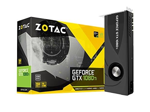 Zotac GeForce GTX 1080 Ti Blower 11GB GDDR5X ZT-P10810B-10B Bulk Pack (Renewed)