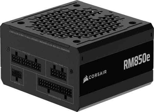 CORSAIR RM850e (2025) Low-Noise ATX with 12V-2x6 Cable – & Compliant, Gold Efficiency, 105