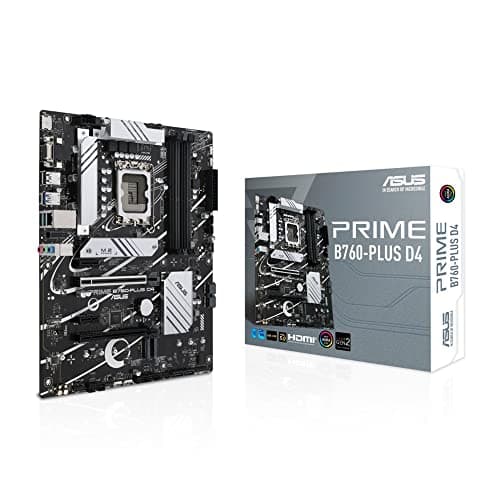 ASUS Intel LGA1700 13.12th Gen Compatible with B760 Motherboard Prime B760-PLUS D4 / Autho
