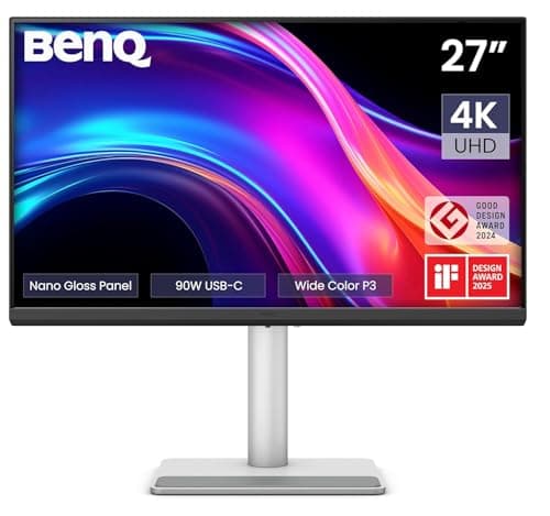 BenQ MA270UP for MacBook® Pro/Air, Dual , 90W Power Delivery, Mac Color Match, USB Hub, Br