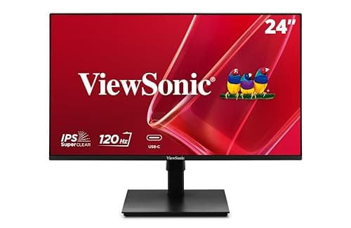 ViewSonic VA2448-MHU , Display with for Everyday Productivity, Variable Refresh Rate for H