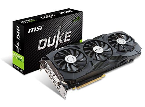 MSI Gaming GeForce GTX 1080 Ti 11GB GDRR5X DirectX 12 352-bit VR Ready Graphics Card (GTX