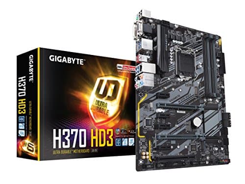 GIGABYTE H370 HD3 (LGA1151/Intel/USB 3.1 Gen 2 (USB3.1) Type A/HDMI/M.2/ATX/DDR4/Motherboa