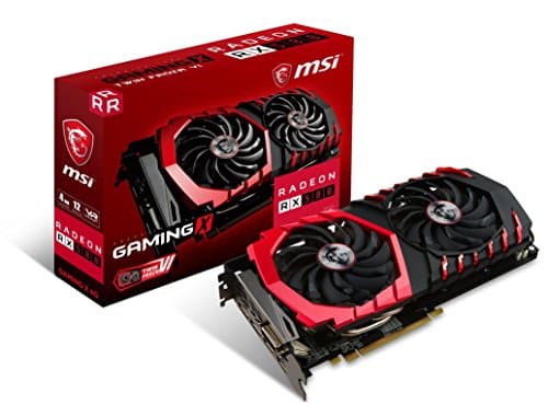 MSI Gaming Radeon RX 580 256-bit 4GB GDRR5 DirectX 12 VR Ready CFX Graphcis Card (RX 580 G