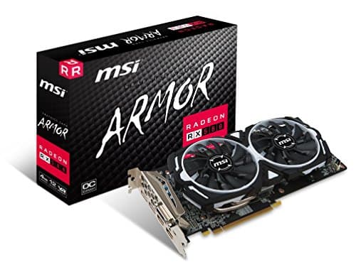 MSI Gaming Radeon RX 580 256-bit 4GB GDRR5 DirectX 12 VR Ready CFX Graphcis Card (RX 580 A