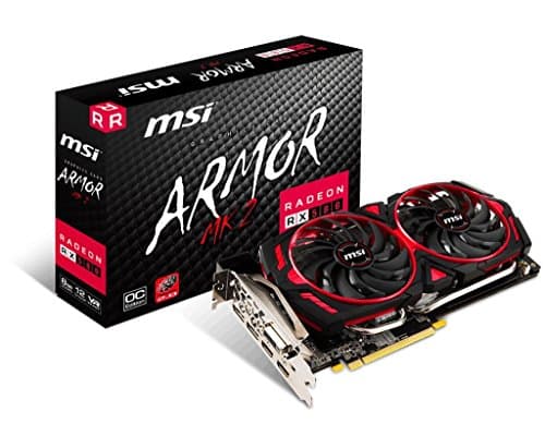 MSI Gaming Radeon RX 580 256-bit 8GB GDRR5 DirectX 12 VR Ready CFX Graphics Card (RX 580 A