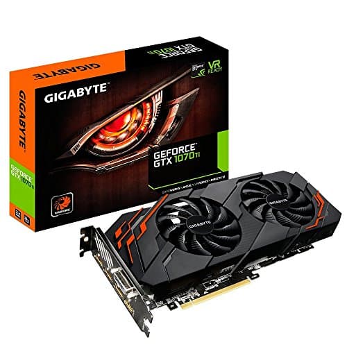 GIGABYTE GV-N107TWF2-8GD GeForce GTX 1070 Ti Windforce 8GB GDDR5 DVI/HDMI/3 Display Ports