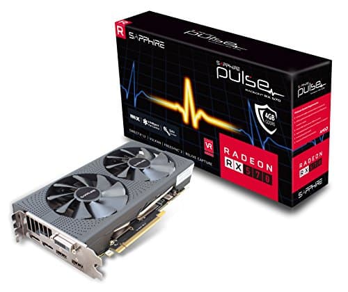 Sapphire Technology Technology Radeon 11266-04-20G Pulse RX 570 4GB GDDR5 Dual HDMI/ DVI-D