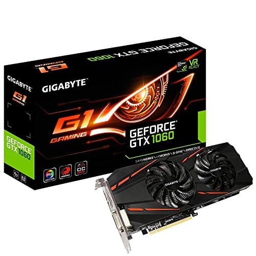 Gigabyte Geforce GTX 1060 G1 Gaming Gv-N1060G1GAMING-6Gd REV2 Graphics Cards Graphic Cards