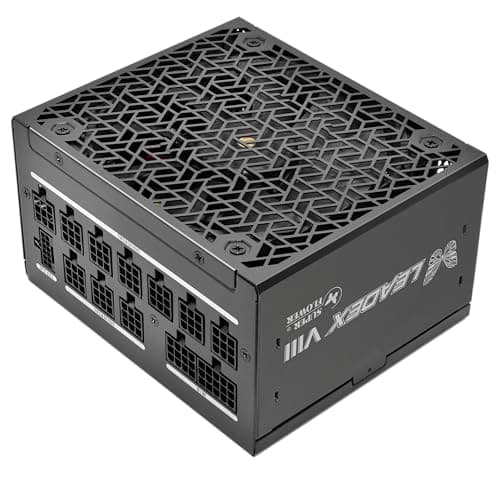 Super Flower Leadex VIII Platinum PRO & (Native 12V-2x6 Cable), Platinum, Smallest 125mm A