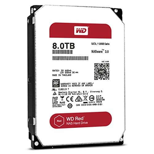 WD Red 8TB 5400 RPM 128 MB