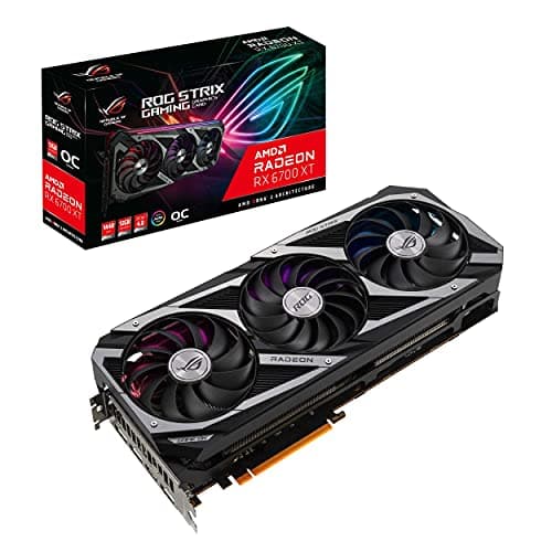 ASUS ROG Strix AMD Radeon RX 6700 XT OC Edition Gaming Graphics Card AMD RDNA 2