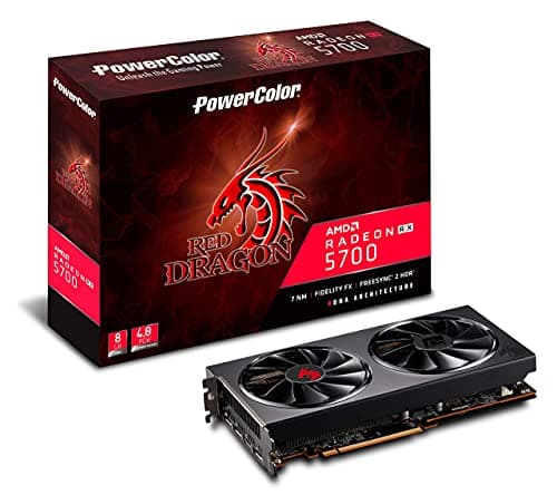 PowerColor Red Dragon Radeon RX 5700 8GB GDDR6 Graphics Card (Renewed)
