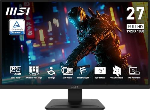 msi PRO MP273L E14 Gaming , , Free-Synch, Ready, , Port, , , 4-Side Slim Bezel, , Black