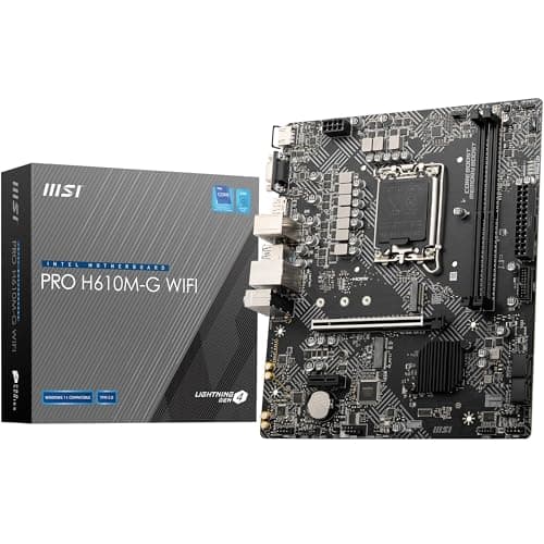 MSI PRO H610M-G WiFi Motherboard,