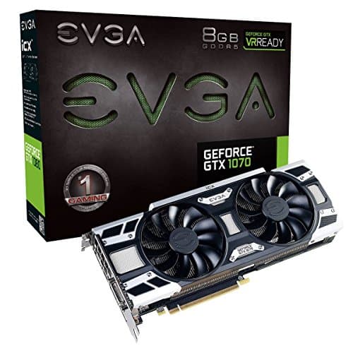 EVGA NVIDIA GeForce GTX 1070 Gaming 8GB GDDR5 DVI/HDMI/3DisplayPort PCI-Express Video Card