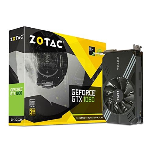 ZOTAC GeForce GTX 1060 Mini 3GB GDDR5 VR Ready Super Compact Gaming Graphics Card (ZT-P106