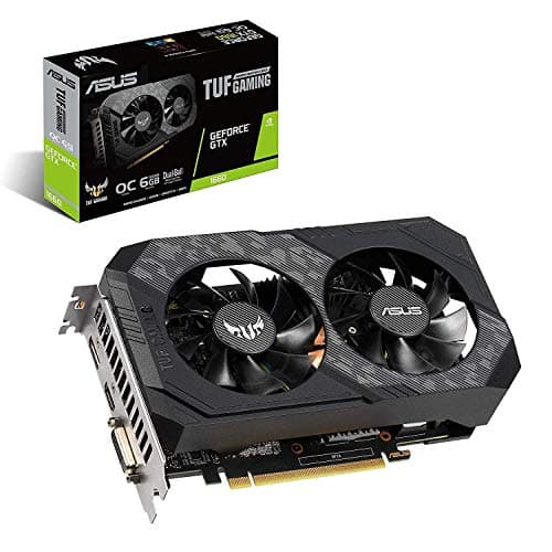 Asus TUF Gaming GeForce GTX 1660 Overclocked 6GB Dual-Fan Edition HDMI DP DVI Gaming Graph