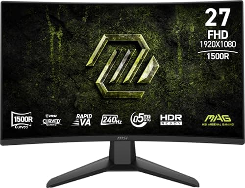 msi MAG 274CF X24 , , AMD , Ready, , Port, , , , Black