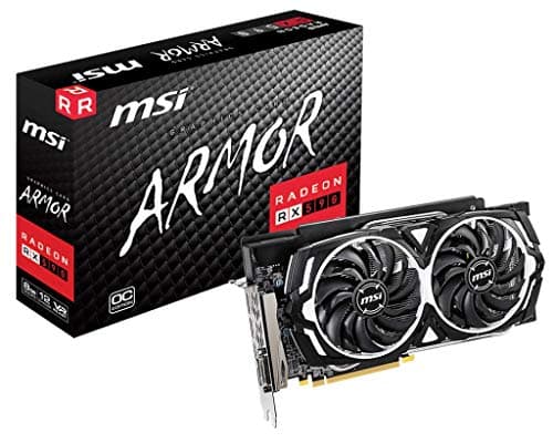 MSI Gaming Radeon Rx 590 256-Bit DP/HDMI/DVI 8GB GDRR5 HDCP Support DirectX 12 Dual Fan 2-