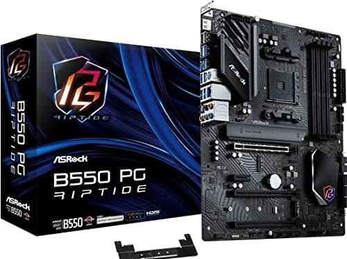 ASRock AMD B550 PG Riptide ATX Motherboard Dual Channel DDR4 4933 MHz AM4 Socket 128 GB SA