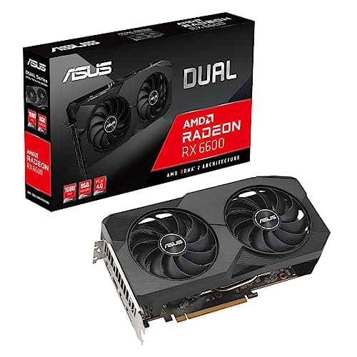 ASUS Dual AMD Radeon™ RX 6600 8GB GDDR6 Gaming Graphics Card (AMD RDNA™ 2, PCIe 4.0, 8GB G