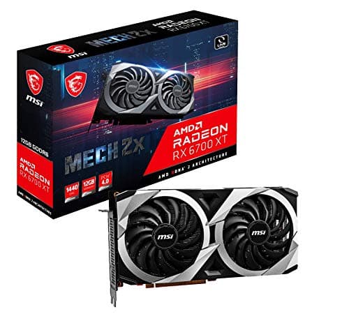 MSI MECH Radeon RX 6700 XT 2X 12G AMD 12 GB GDDR6