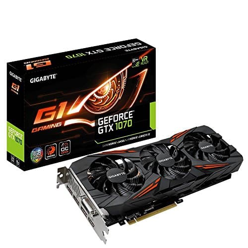 Gigabyte GeForce GTX 1070 G1 Gaming Video/ GV-N1070G1 GAMING-8GD (Renewed)